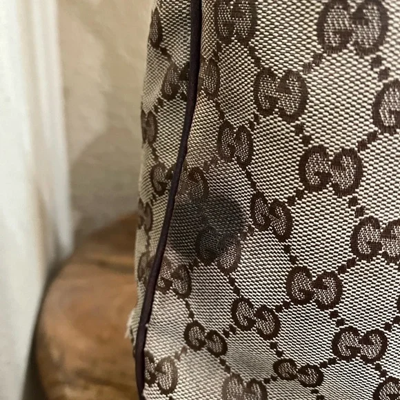 GUCCI CANVAS MONOGRAM HOBO - Picture 8 of 16